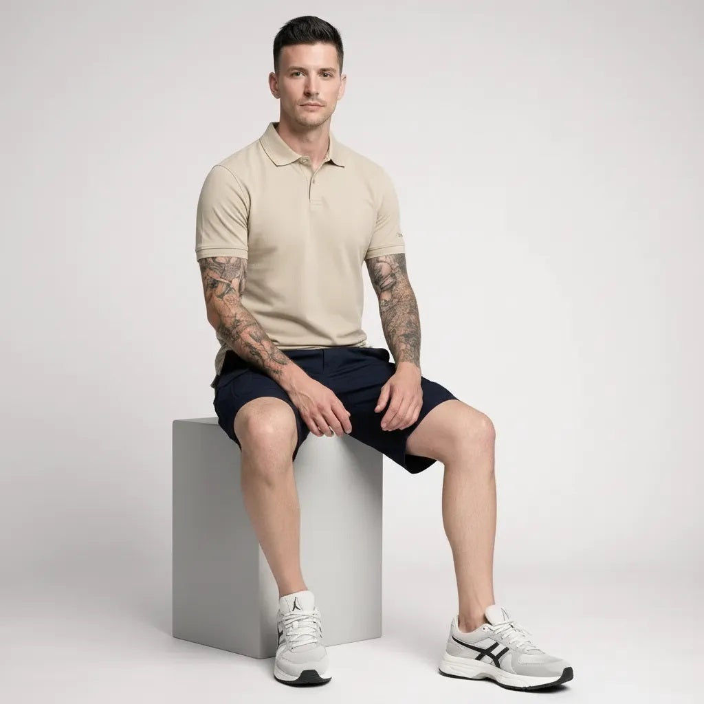Men Pristine Polo Collar T-shirt