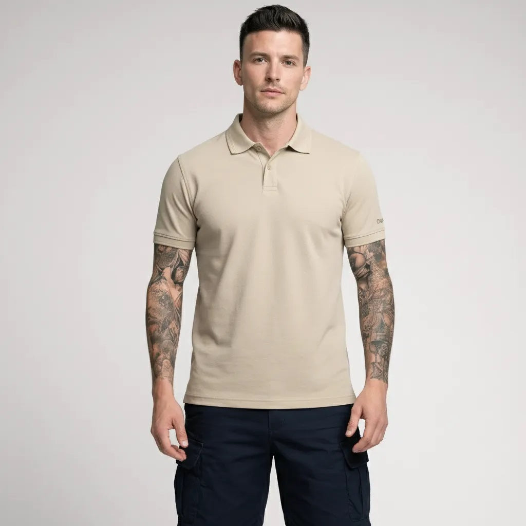 Men Pristine Polo Collar T-shirt