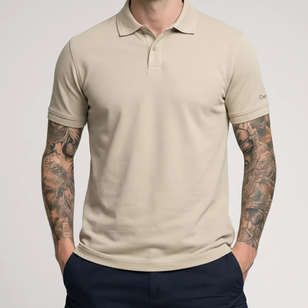Men Pristine Polo Collar T-shirt
