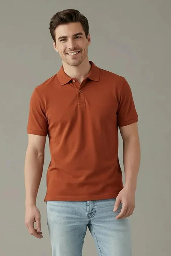 Men Sold Polo Collar T-shirt