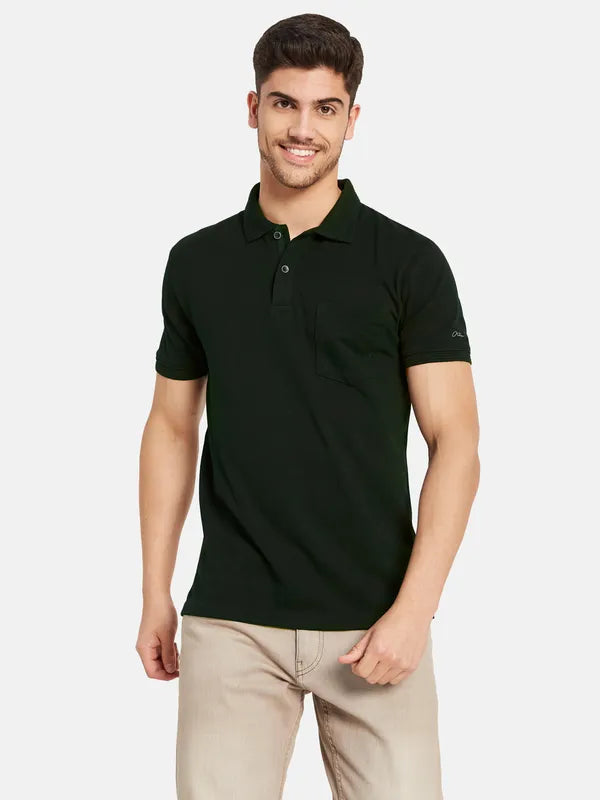 Basic Polo T-Shirt With Chest Pocket