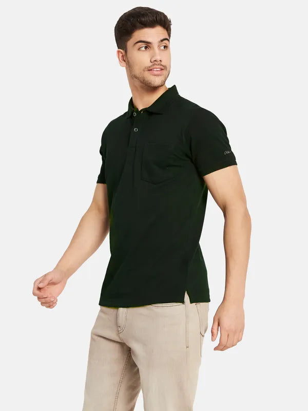 Basic Polo T-Shirt With Chest Pocket