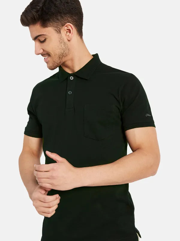 Basic Polo T-Shirt With Chest Pocket