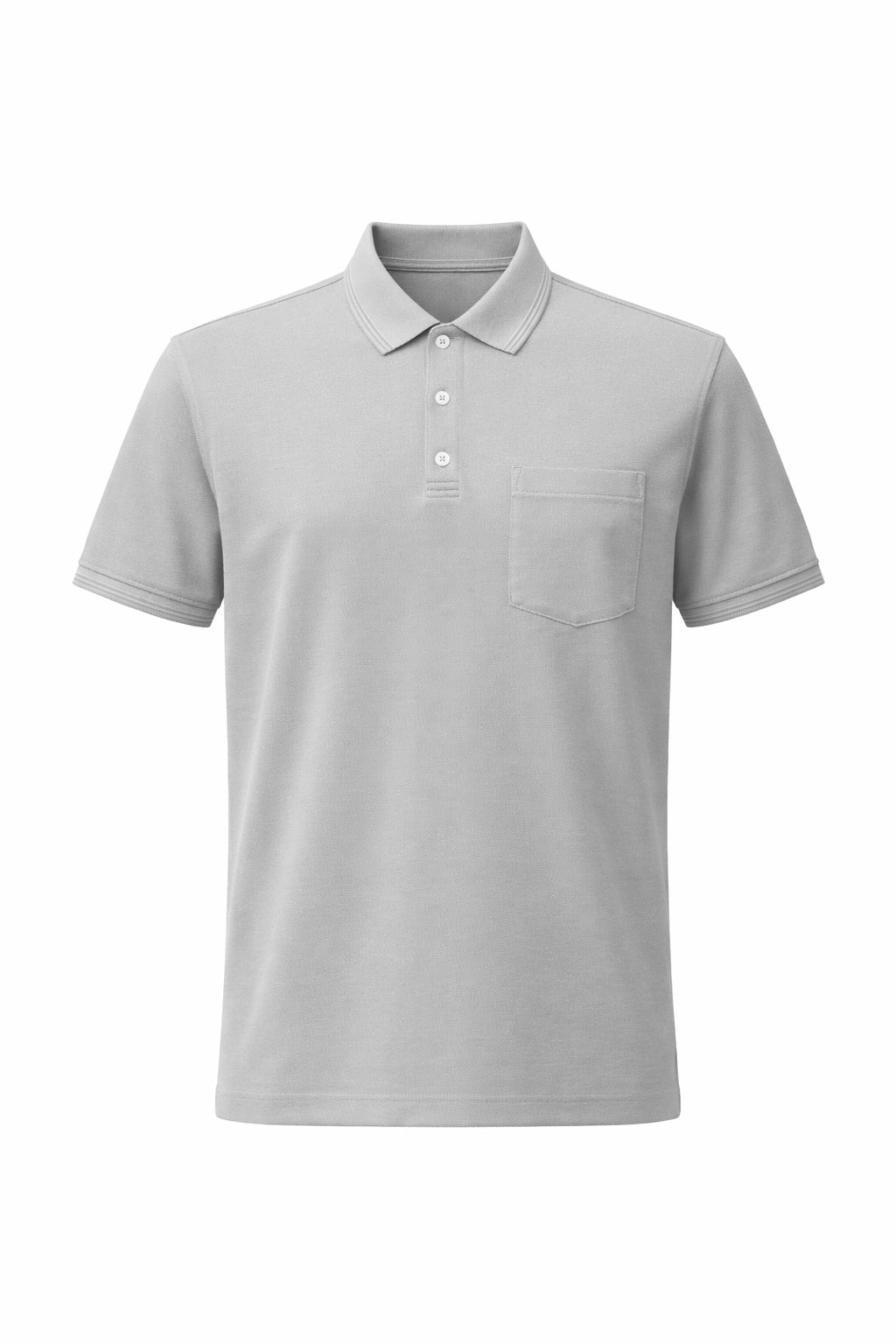 Men Dove Polo Collar Pockets T-shirt