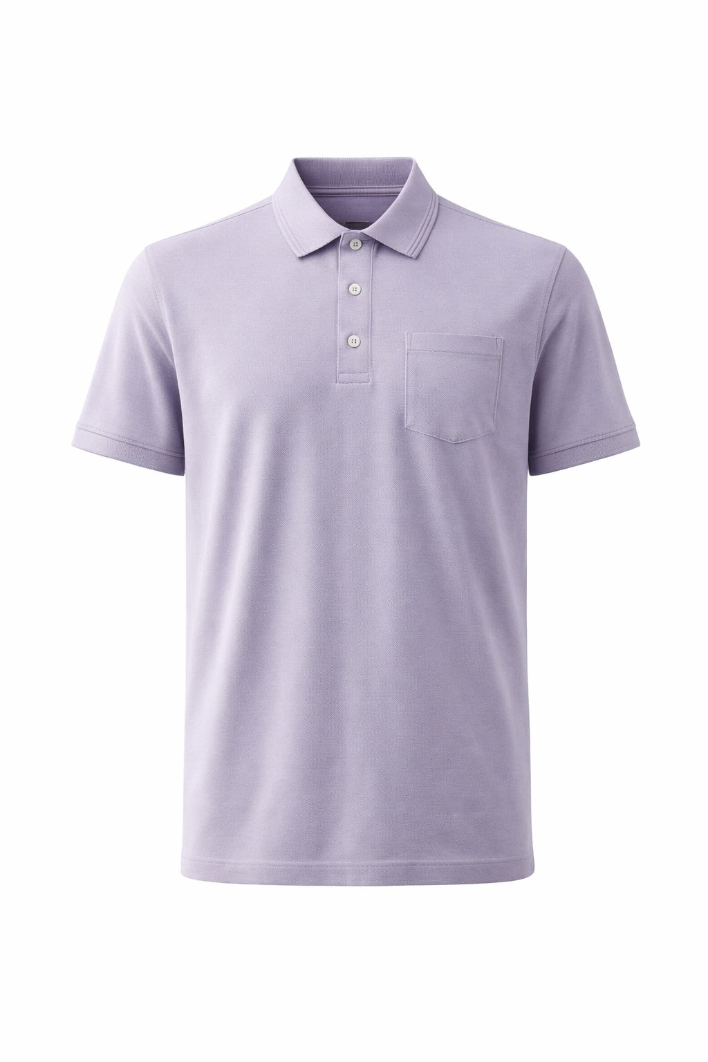 Men Iris Sold Polo Collar T-shirt