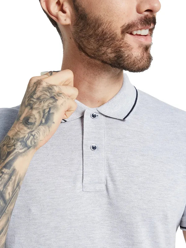 Octave Men Polo Collar T-Shirt