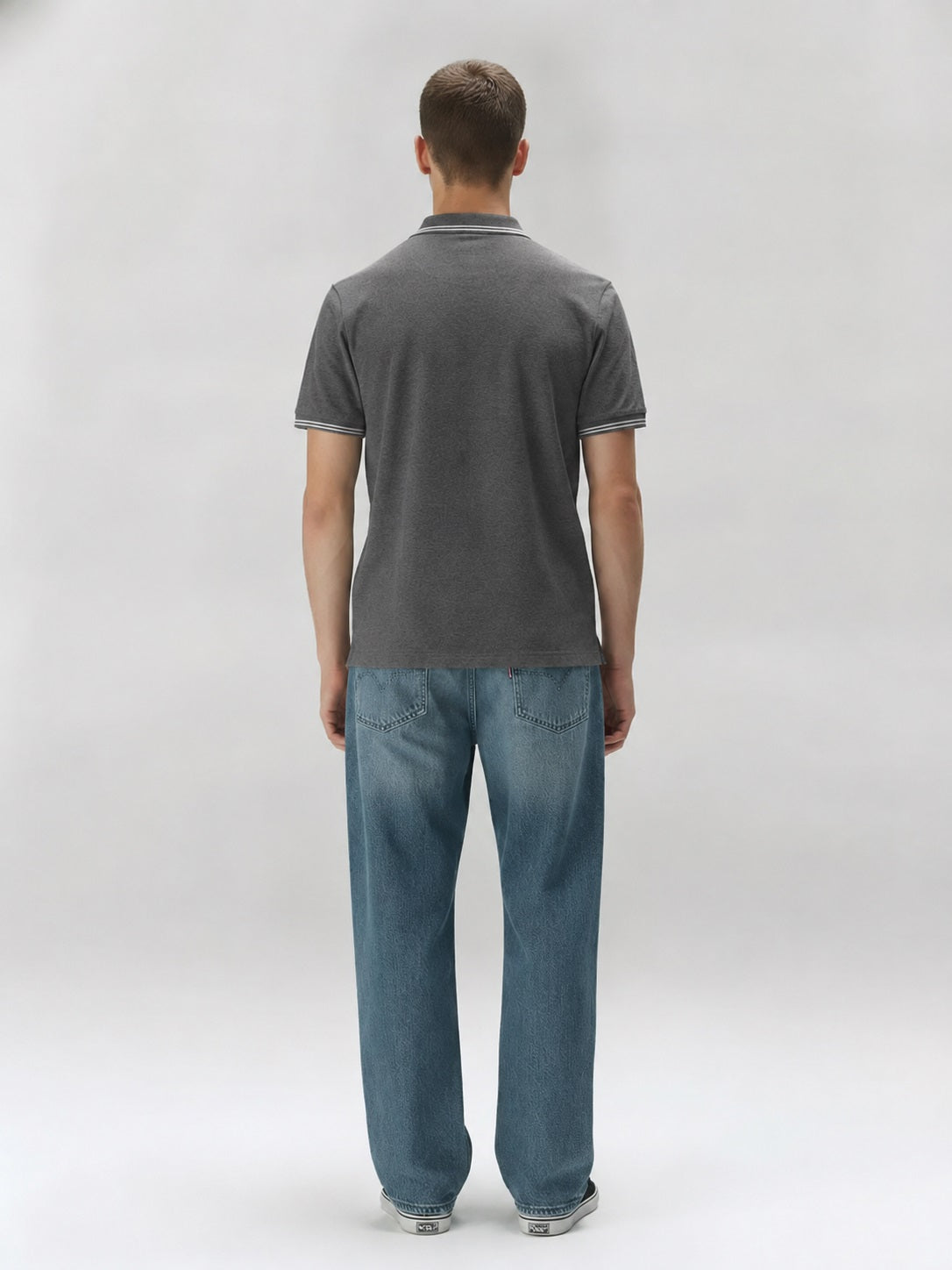 Men Polo Collar T-shirt
