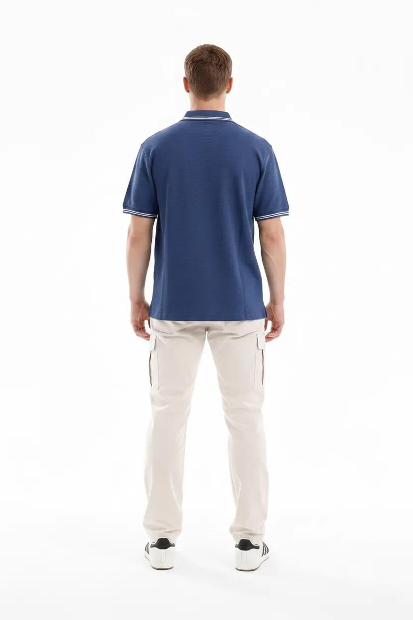Men Polo Collar T-shirt