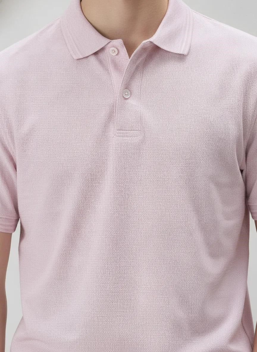 Men Polo Collar Pockets T-shirt