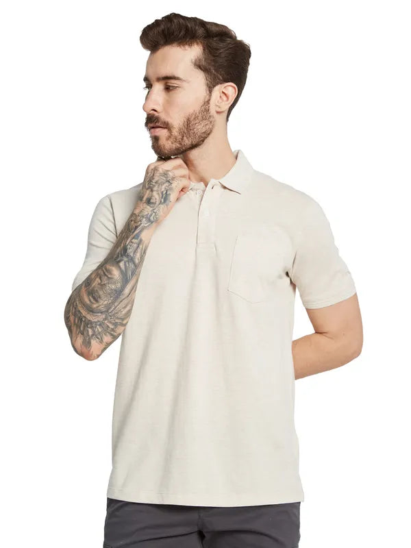 Octave Men Polo Collar Pockets T-Shirt