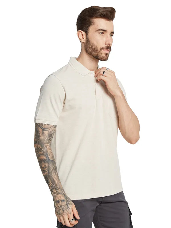 Octave Men Polo Collar Pockets T-Shirt