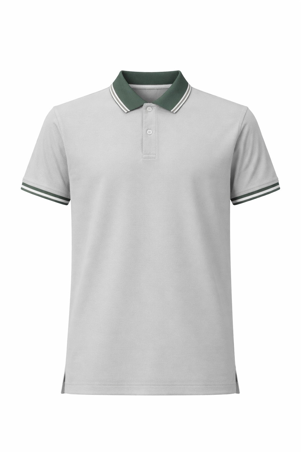 Men Aluminium Polo Collar T-shirt