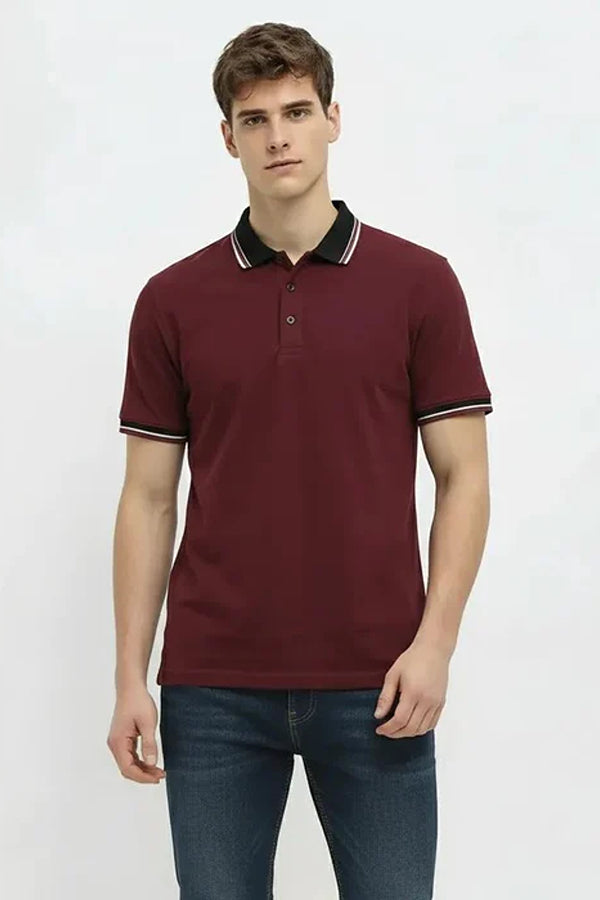 Men Sold Polo Collar T-shirt