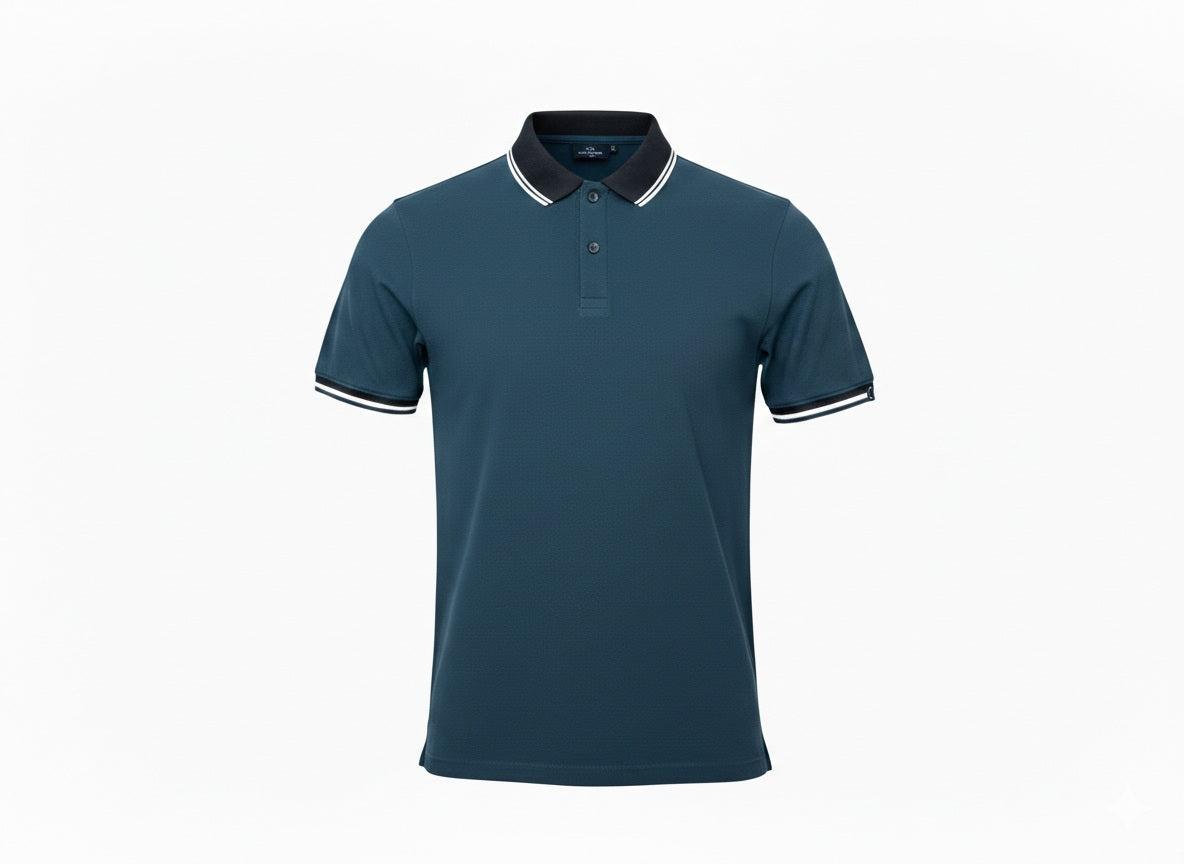 Men Pacific Polo Collar Solid T-shirt