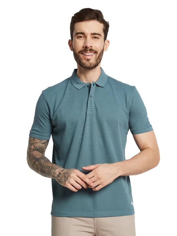 Octave Men Polo Collar Pockets T-Shirt