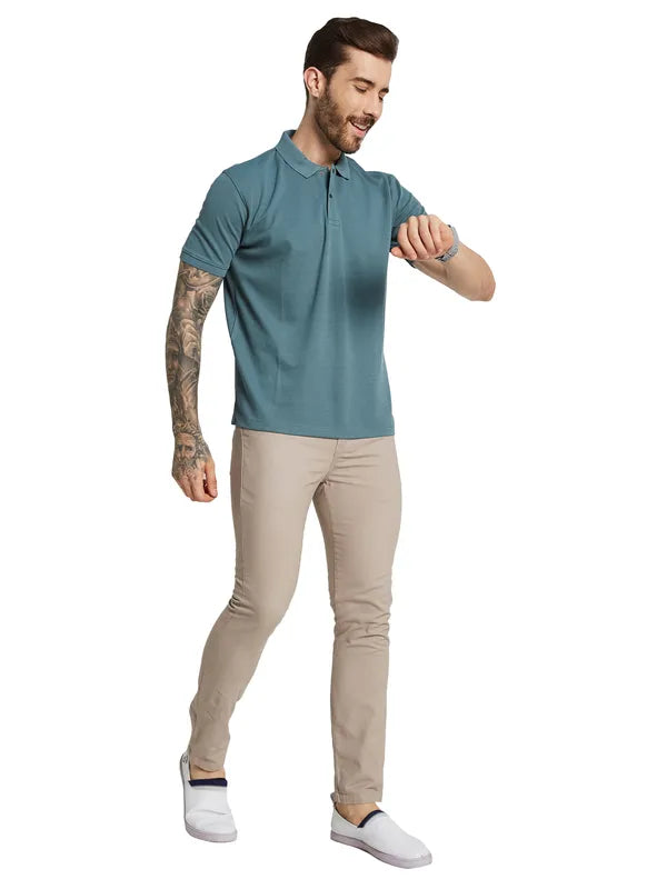 Octave Men Polo Collar Pockets T-Shirt