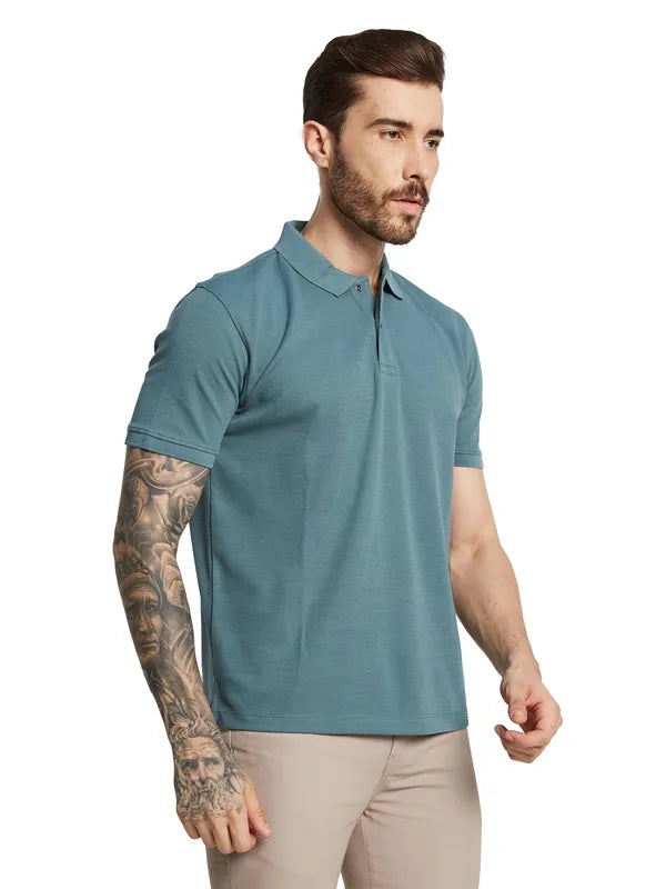 Octave Men Polo Collar Pockets T-Shirt