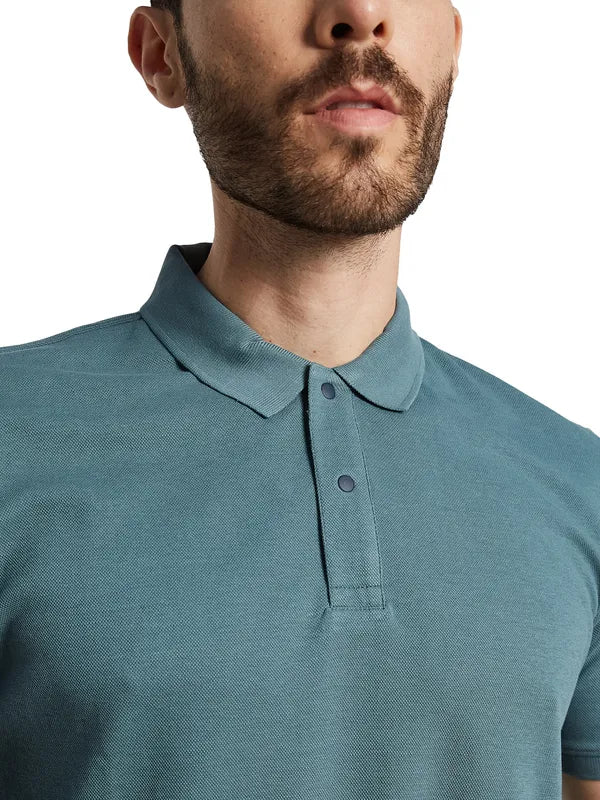 Octave Men Polo Collar Pockets T-Shirt