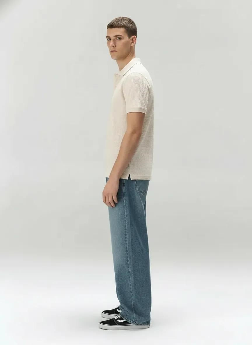 Men Arona Polo Collar T-shirt