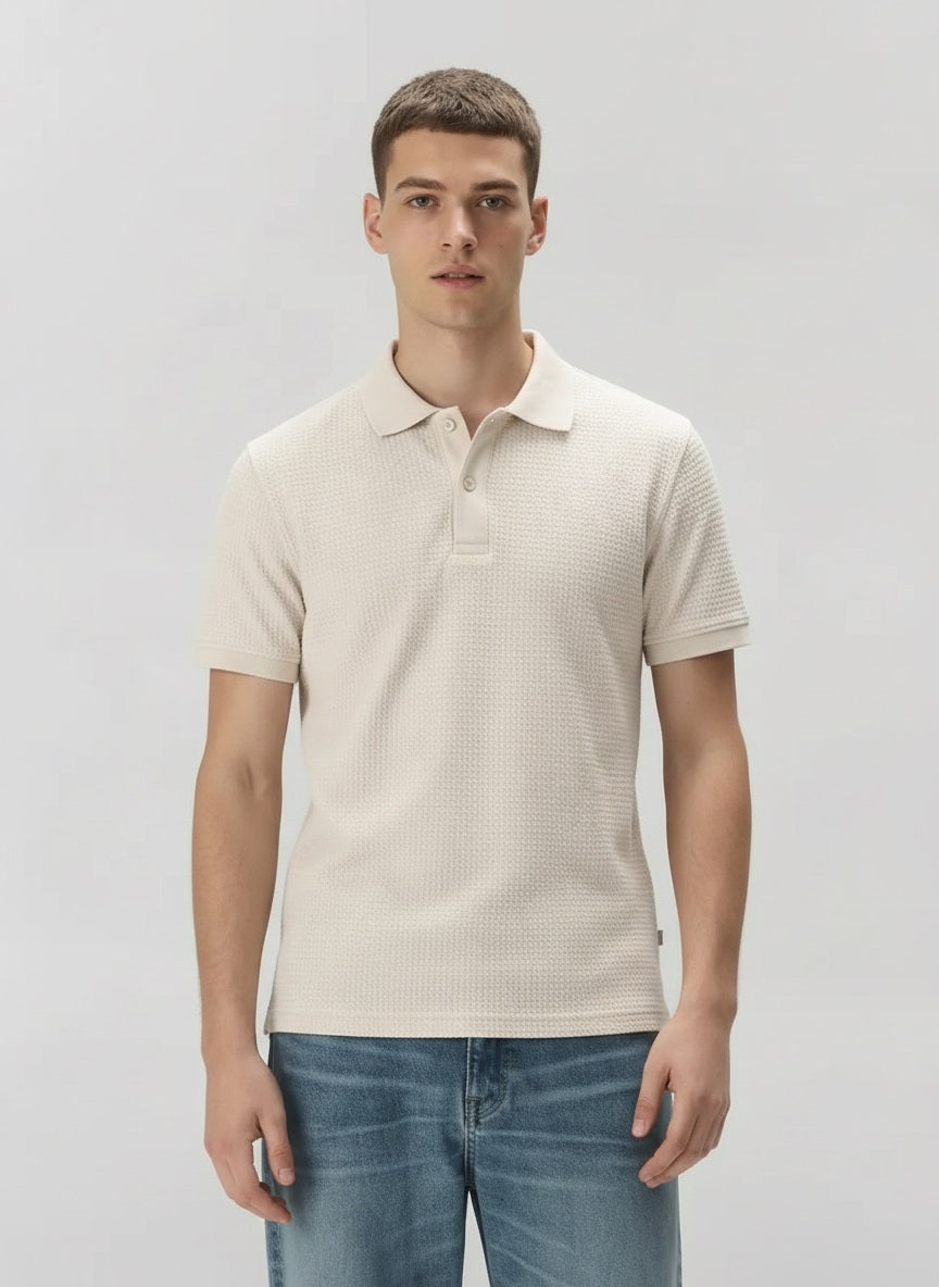 Men Arona Polo Collar T-shirt