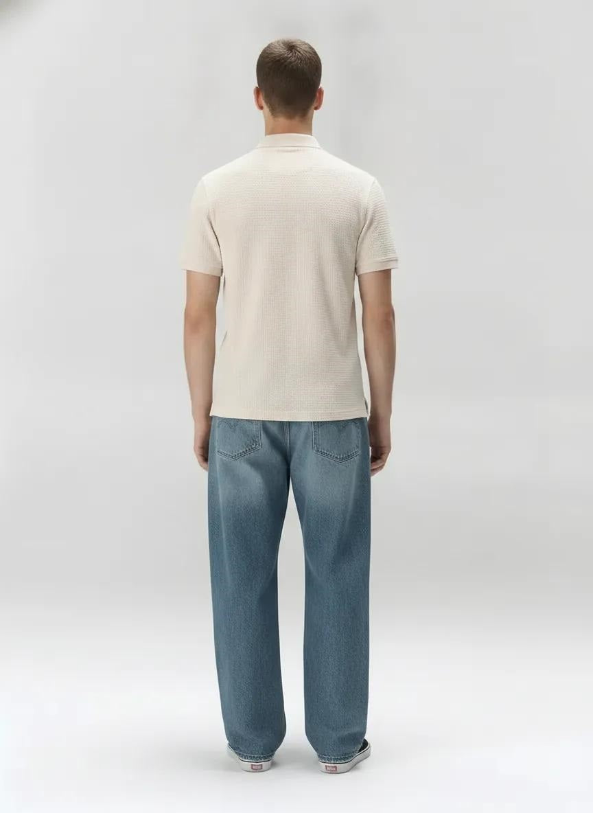Men Arona Polo Collar T-shirt