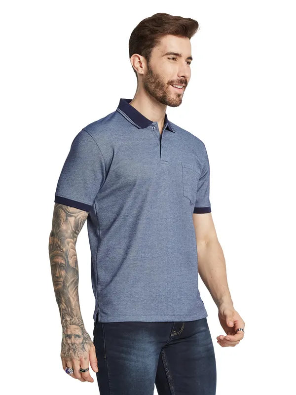 Octave Men Polo Collar Pockets T-Shirt