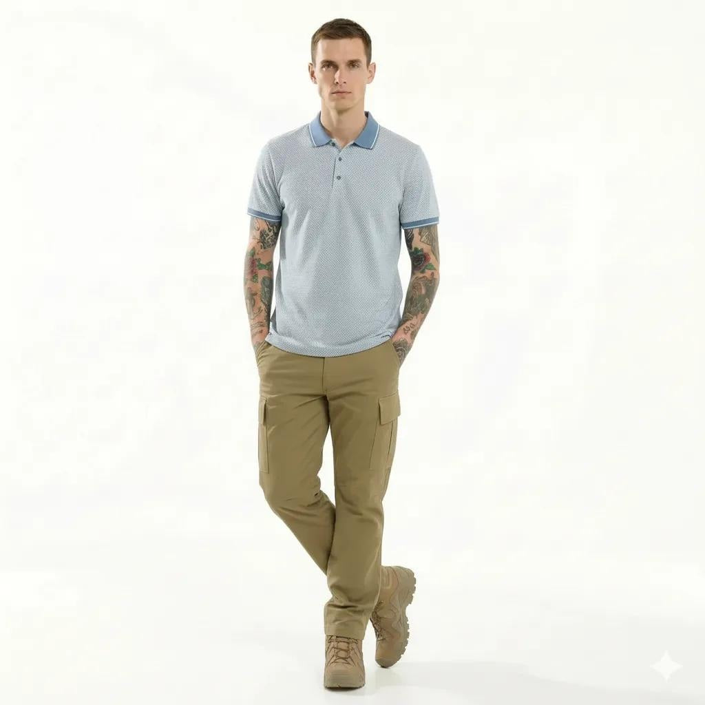 Octave Men Polo Collar T-shirt