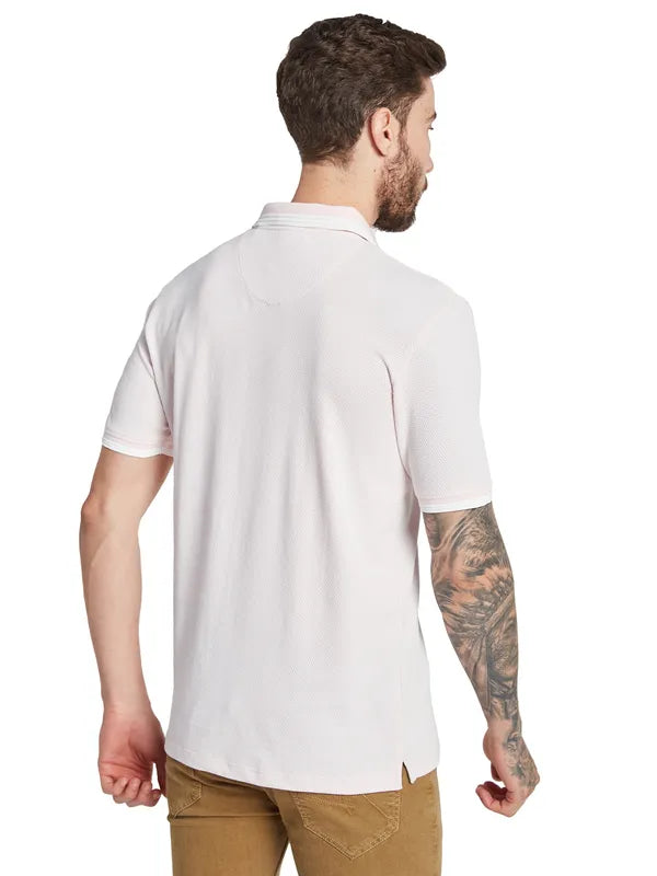 Octave Men Solid Polo Collar T-Shirt