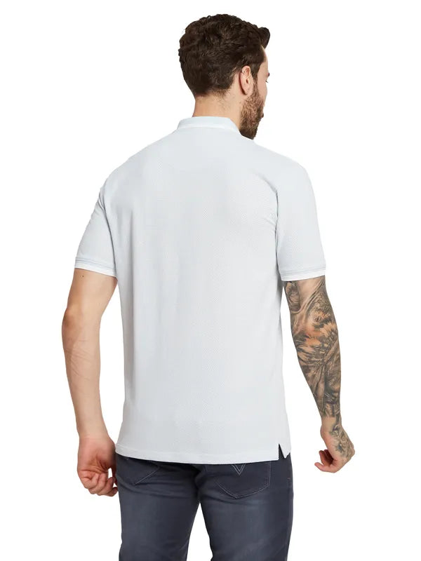 Octave Men Solid Polo Collar Pure Cotton T-Shirt