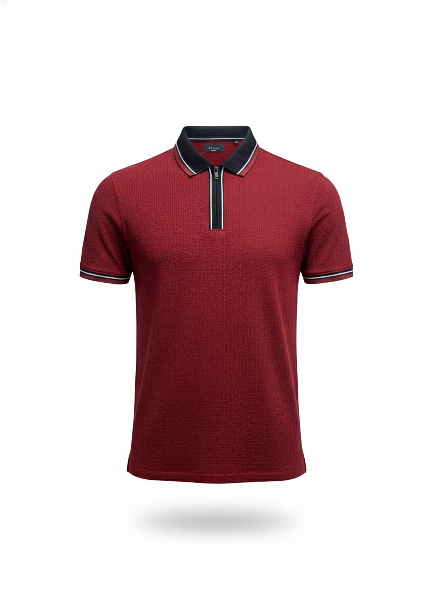 Men Salsa Polo Collar T-shirt