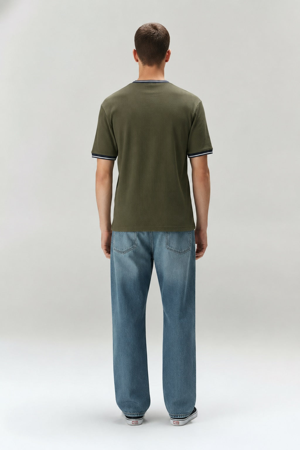 Men Olive T-shirt