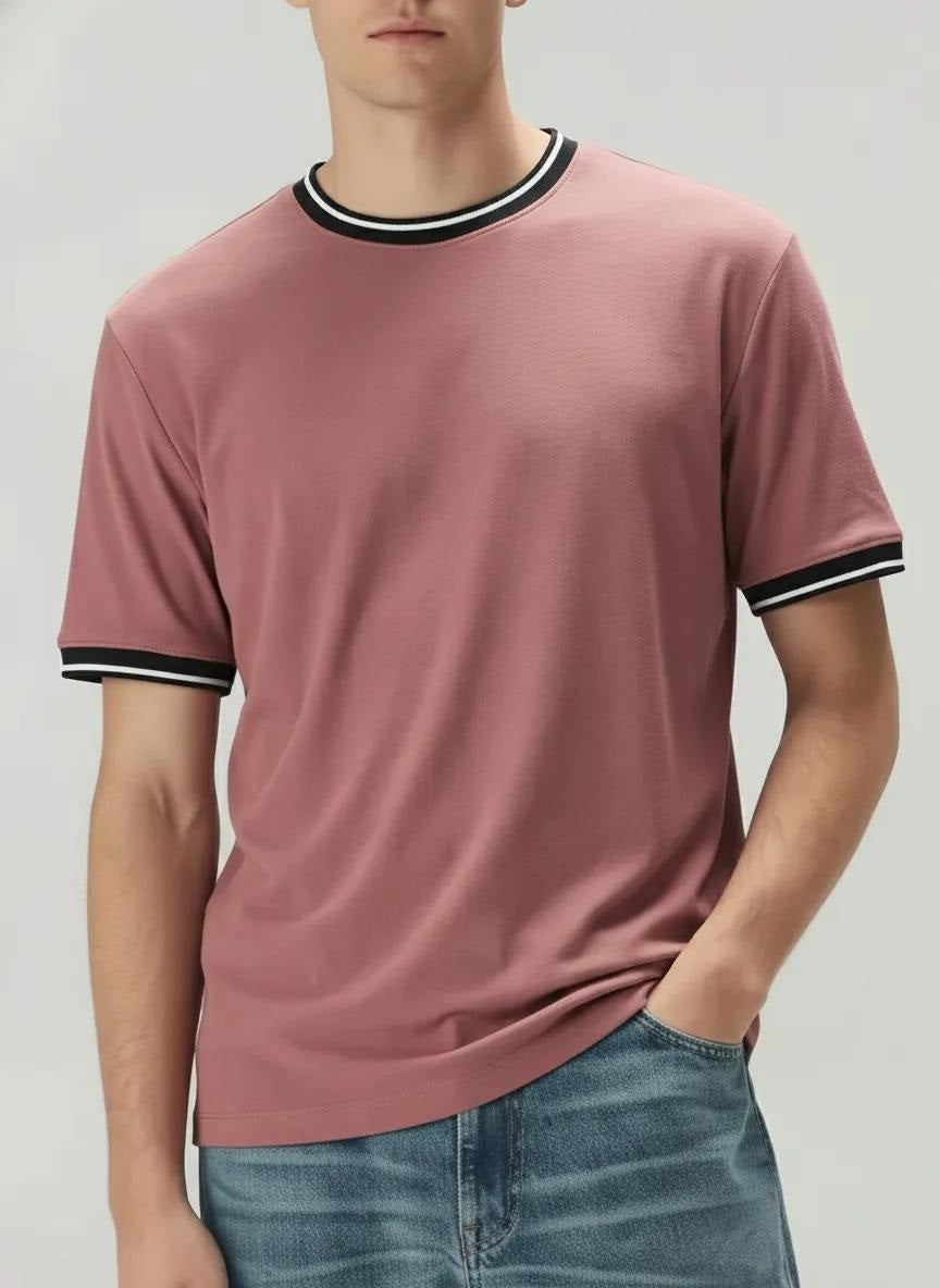 Men Wood Rose T-shirt