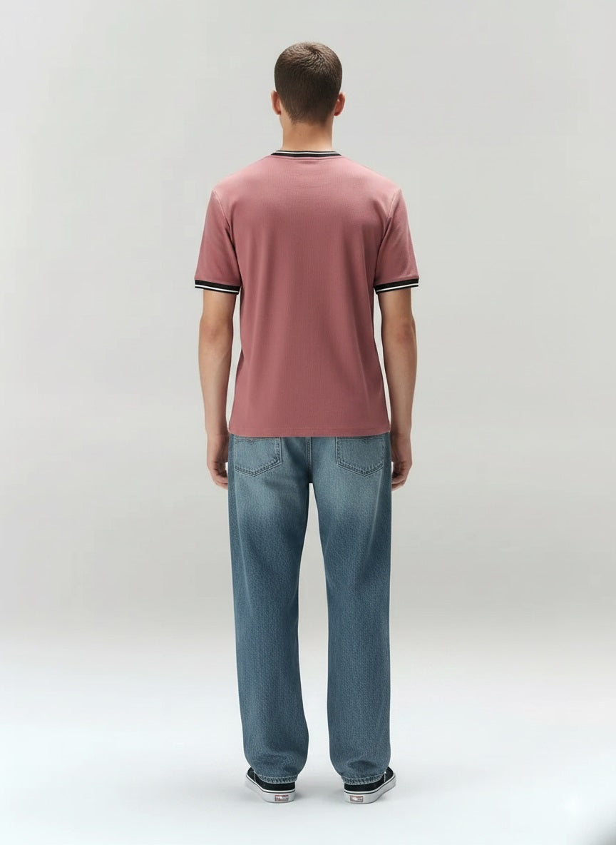 Men Wood Rose T-shirt