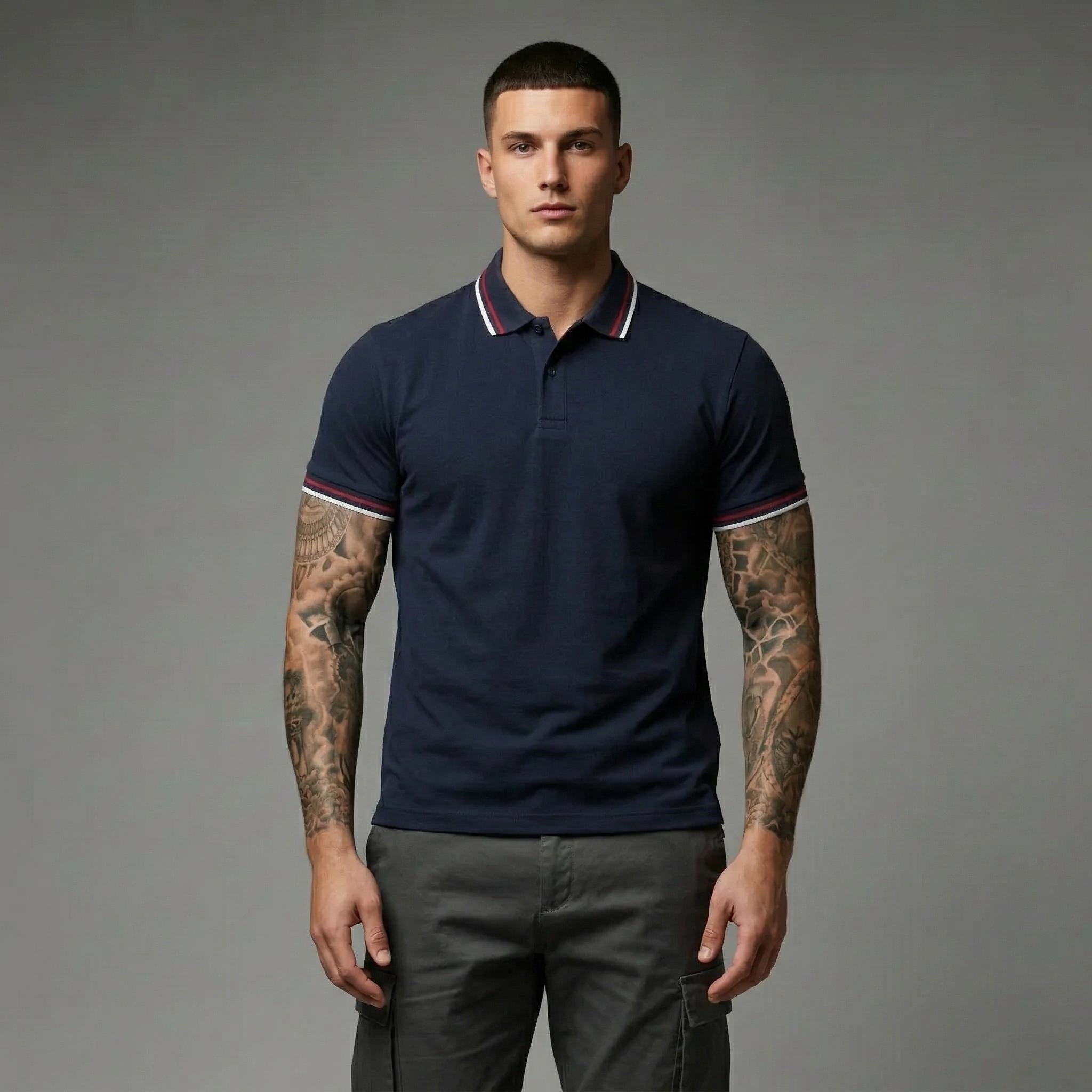 Men Sold Polo Collar T-shirt