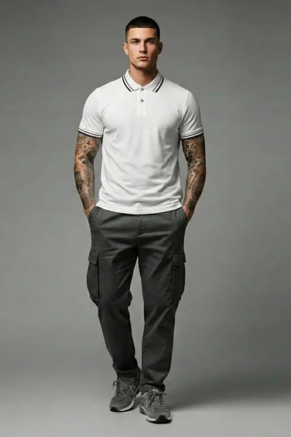Men Sold Polo Collar T-shirt