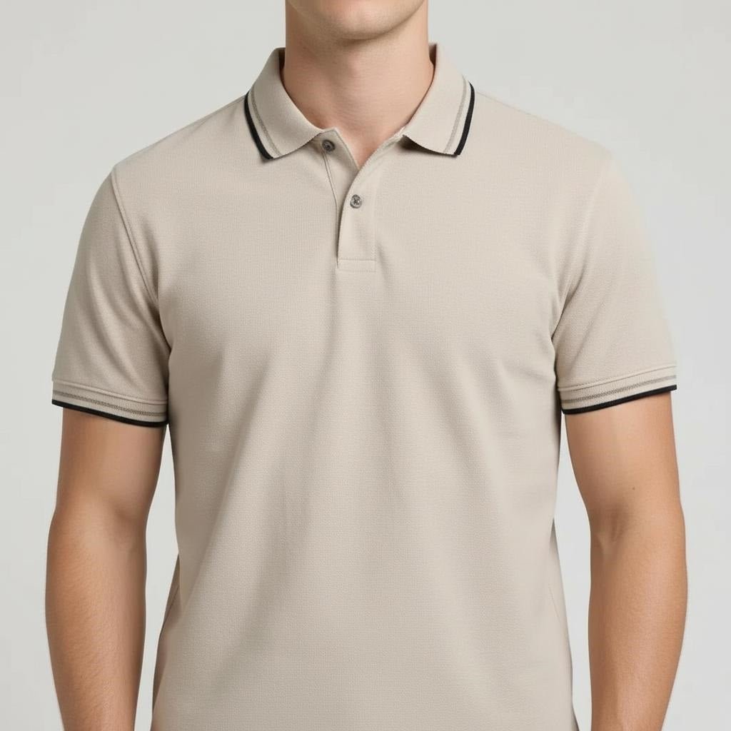 Men Onyx Sold Polo Collar T-shirt