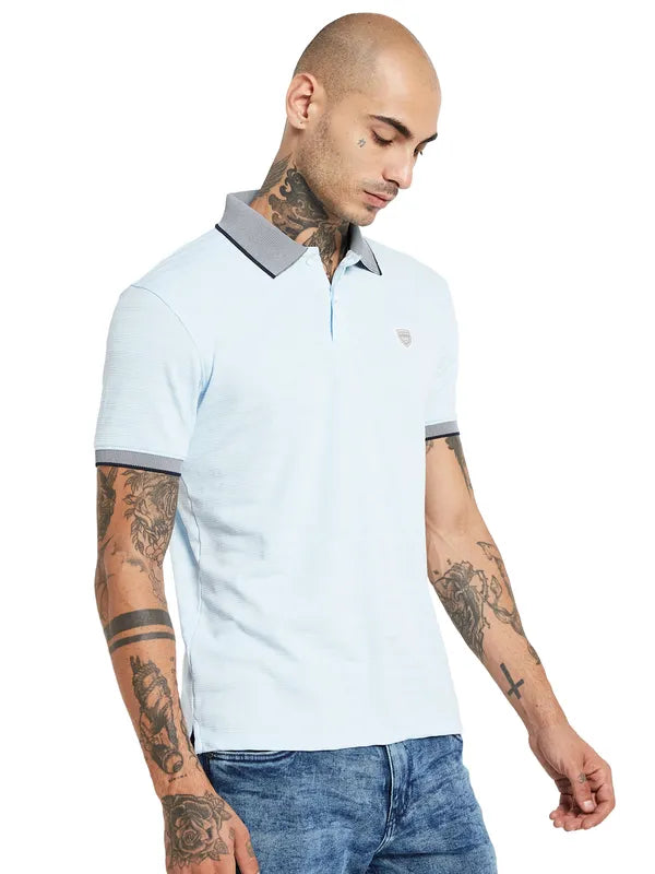 Octave Polo Collar Cotton T-Shirt