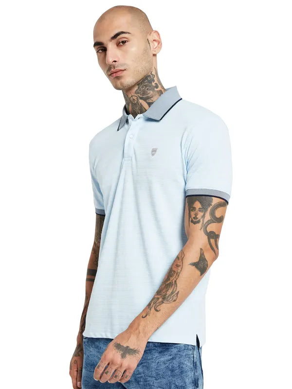 Octave Polo Collar Cotton T-Shirt