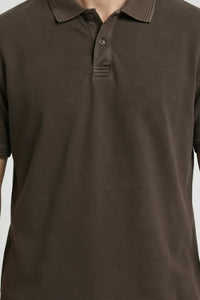 Men After Dark Polo Collar T-shirt