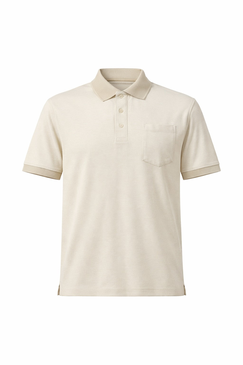 Men Pristine Striped Polo Collar T-shirt