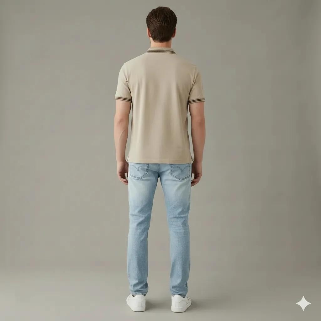 Men Onyx Sold Polo Collar T-shirt