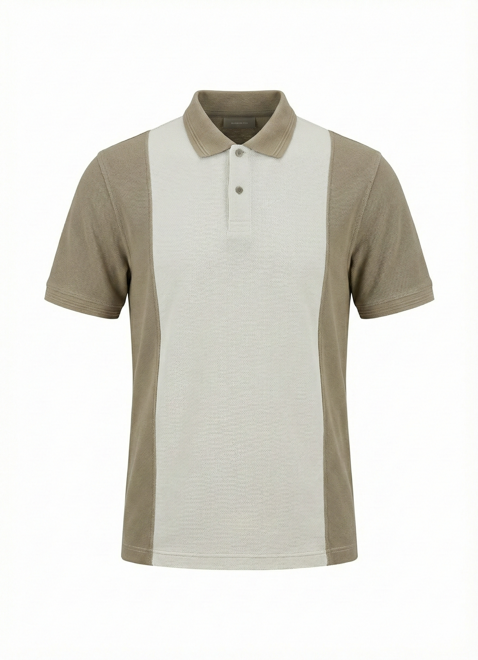 Men Safari Colourblocked Polo Collar T-shirt