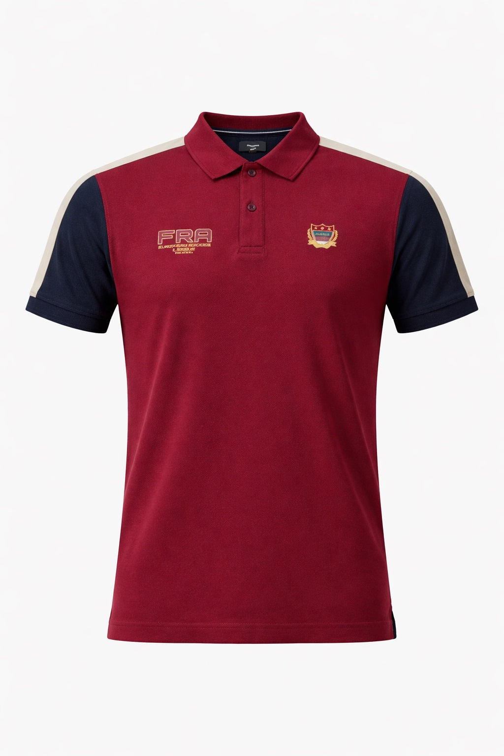 Men Merlot Sold Polo Collar T-shirt
