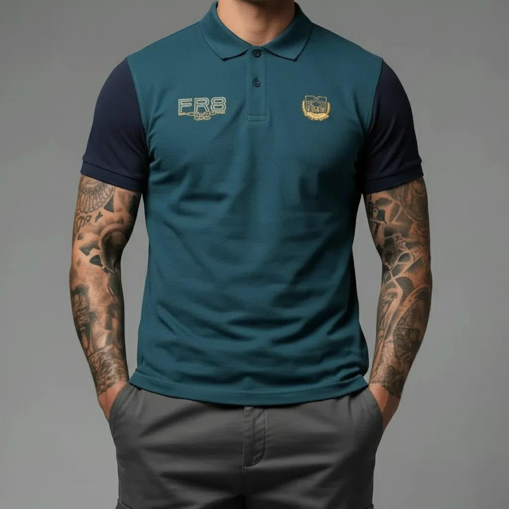 Men Pacific Sold Polo Collar T-shirt