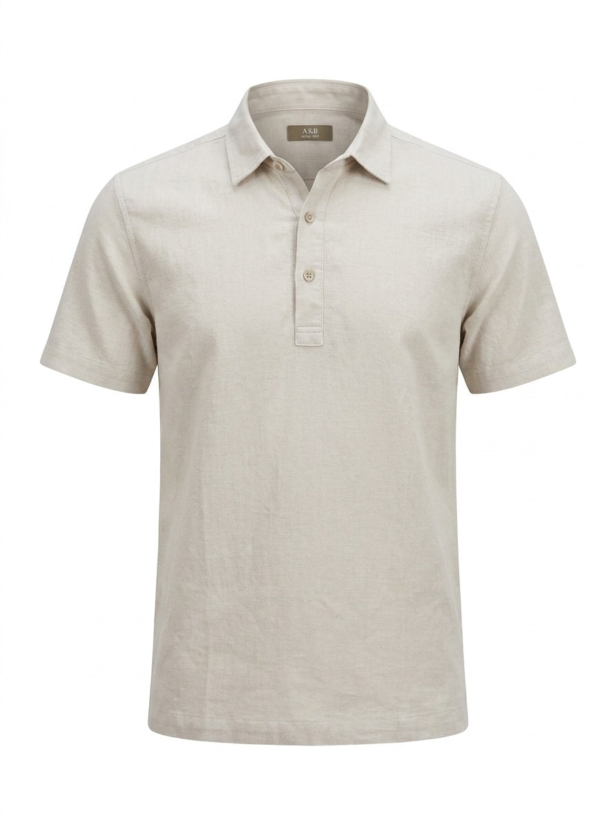 Men Onyx Solid Polo Collar T-shirt