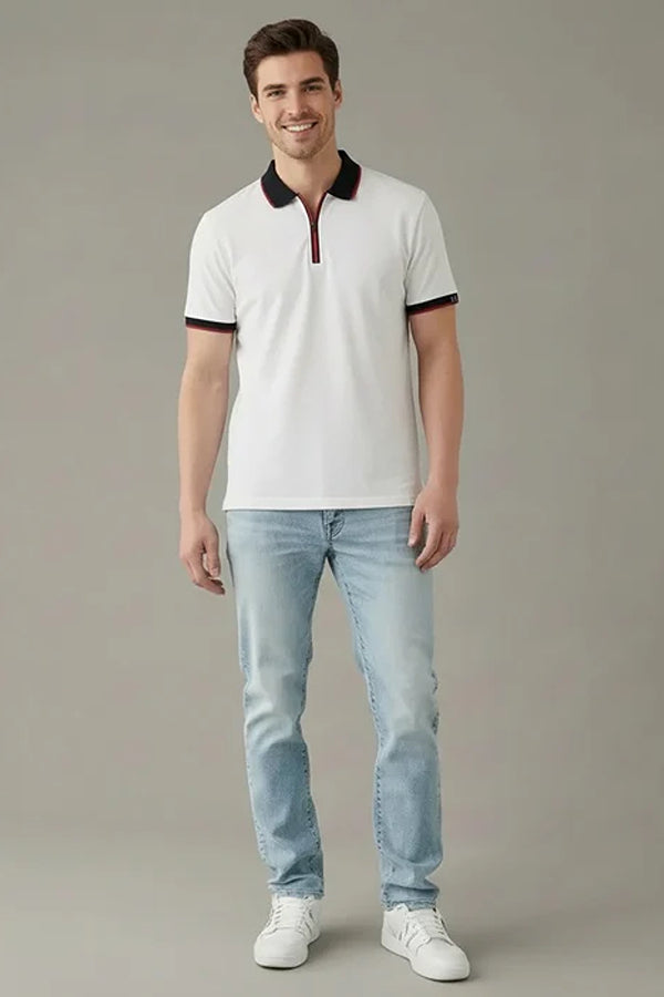 Men Sold Polo Collar T-shirt