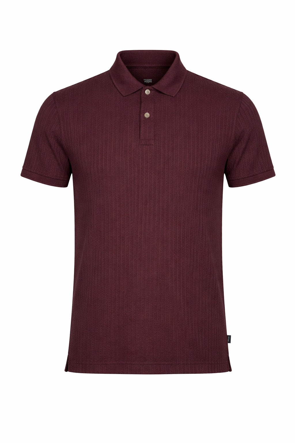 Men Polo Collar Solid T-shirt