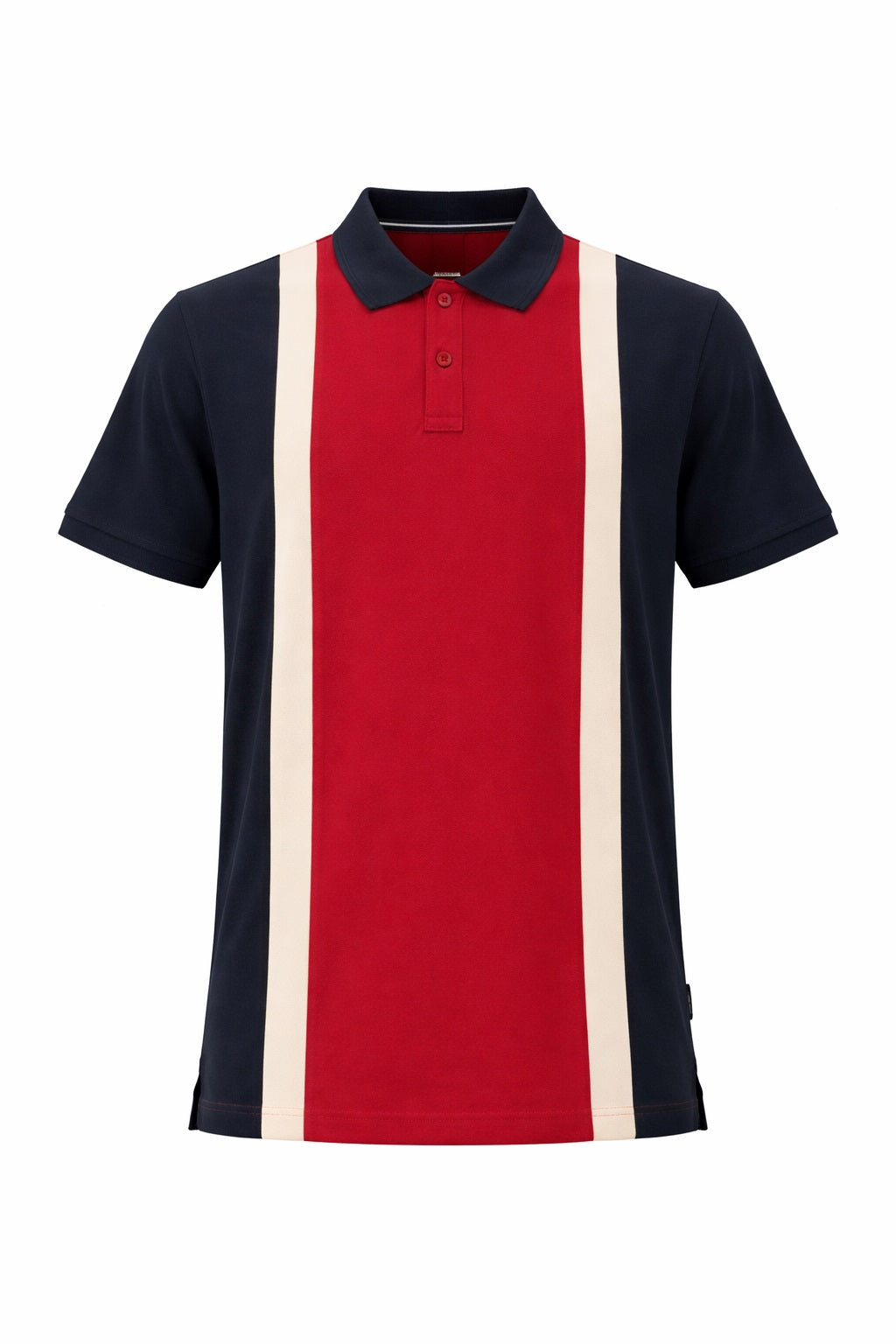 Men Salsa Colourblocked Polo Collar T-shirt