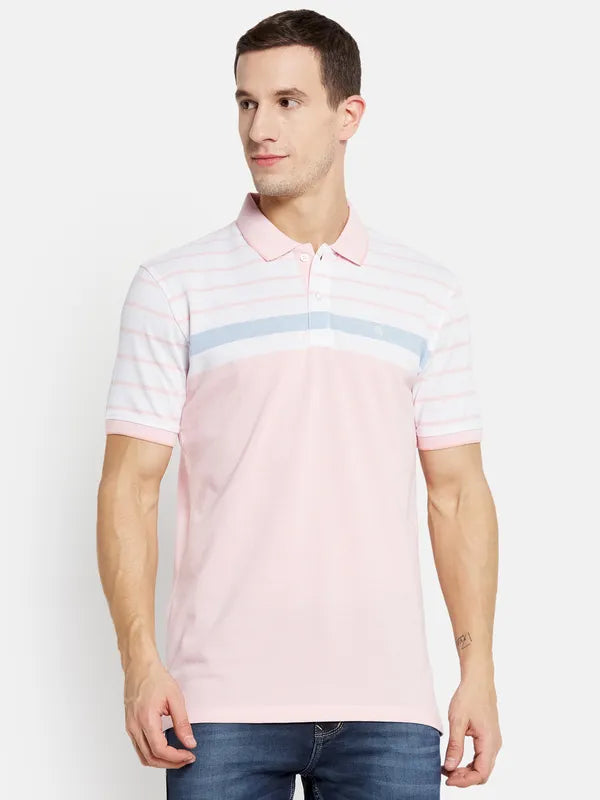 Men Pastel Pink T-Shirt