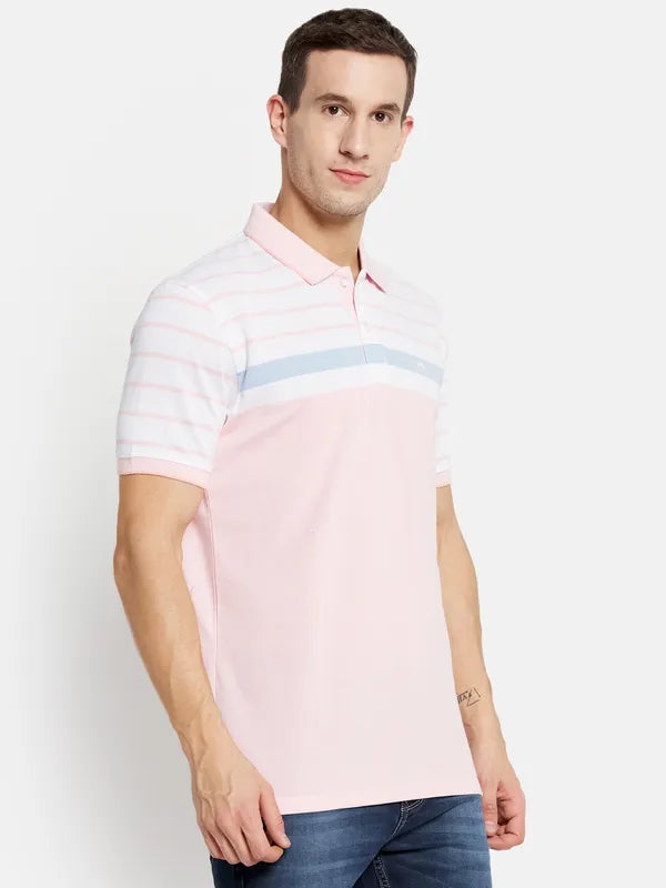 Men Pastel Pink T-Shirt